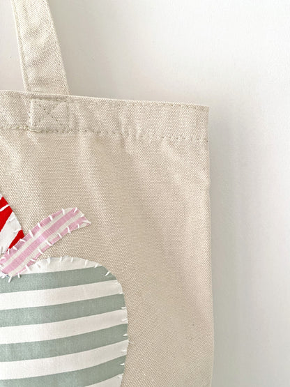 Canvas Carryall with Creative Patchwork