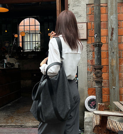 Relaxed tote bag for farmers market visits and errands