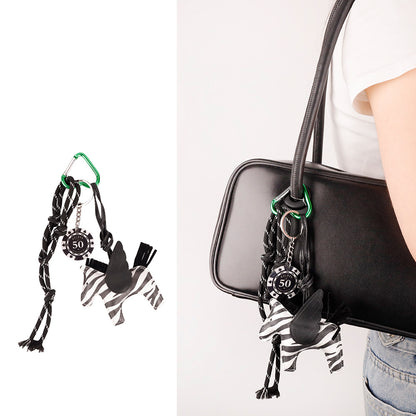 Unique handmade charm for bags, zippers and keys