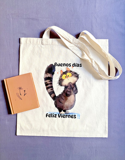 Minimal aesthetic gift for cat lovers and slow fashion fans