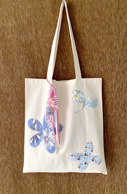 casual cotton tote bag for work commute and daily use