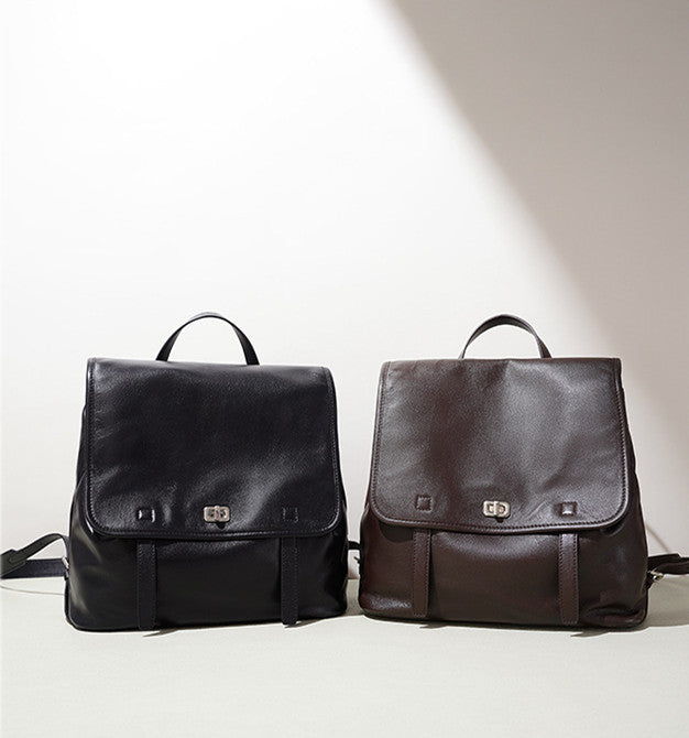 modern women’s leather backpack for everyday use