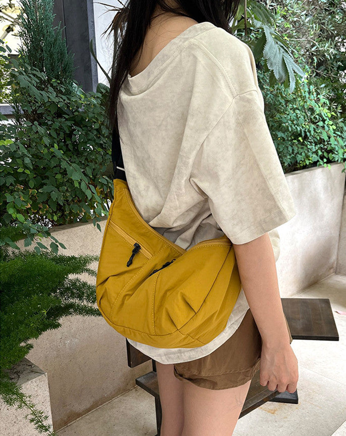 Roomy crossbody purse for everyday casual wear