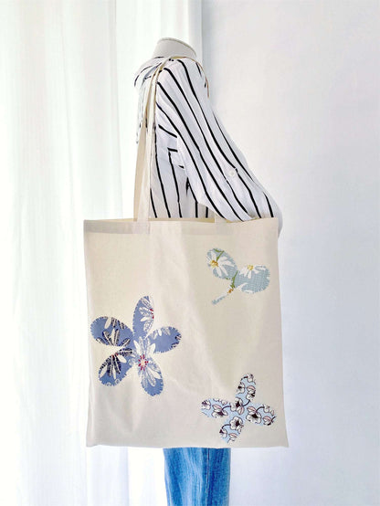 Soft fabric tote bag, ideal for gifting on birthdays or special holidays like Easter.