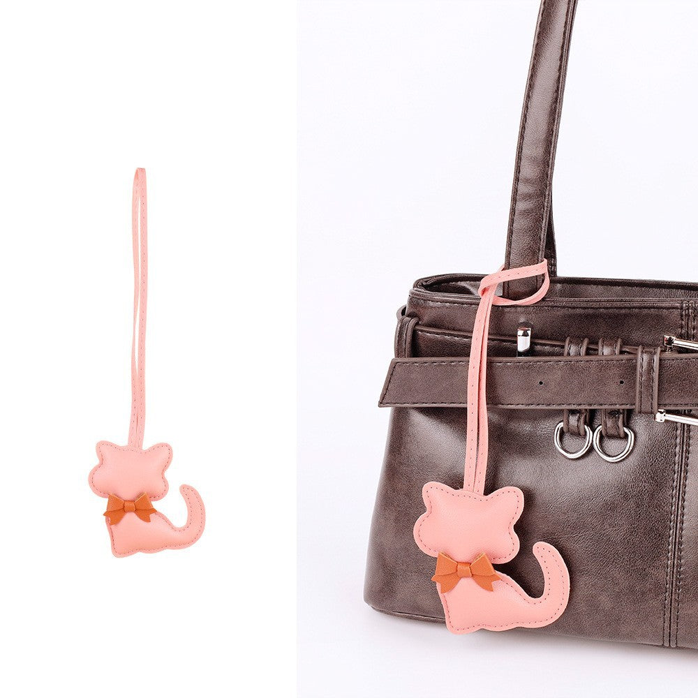 Small cat ornament for handbags and backpacks