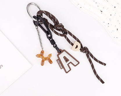Woven bag charm idea for a creative personal style