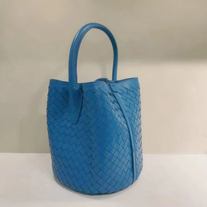 Customizable Handwoven Genuine Leather Handbag for Women