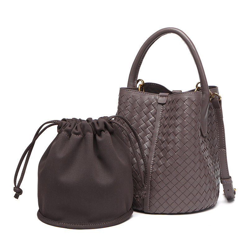 Fashionable Soft Leather Handbag for Work and Shopping