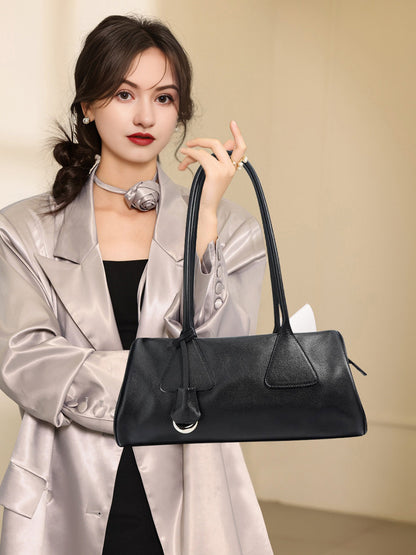 High-Quality Leather Shoulder Bag for Women for Work and Shopping