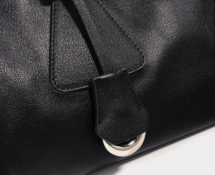 Multi-Functional Women's Leather Shoulder Bag for Work and Travel