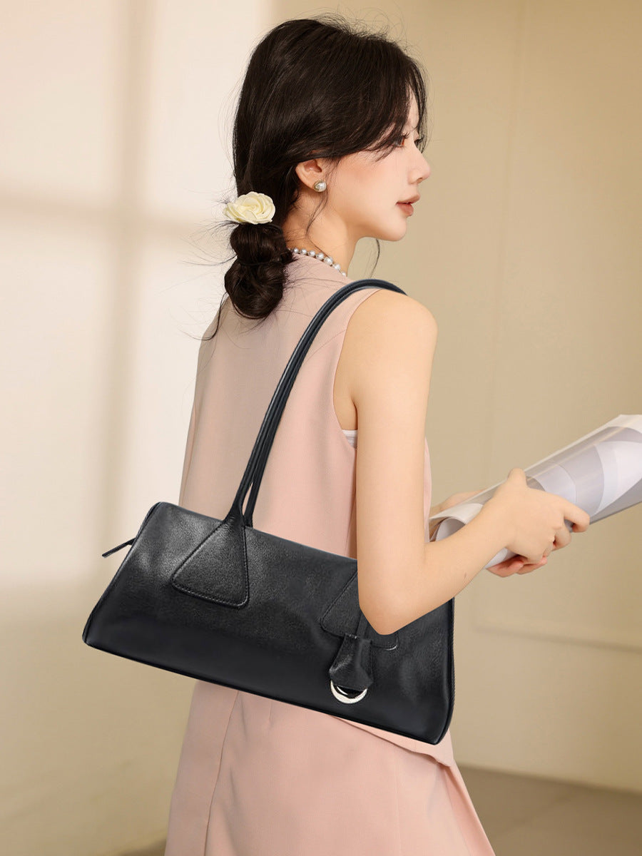 Stylish Genuine Leather Work Bag for Professional Women