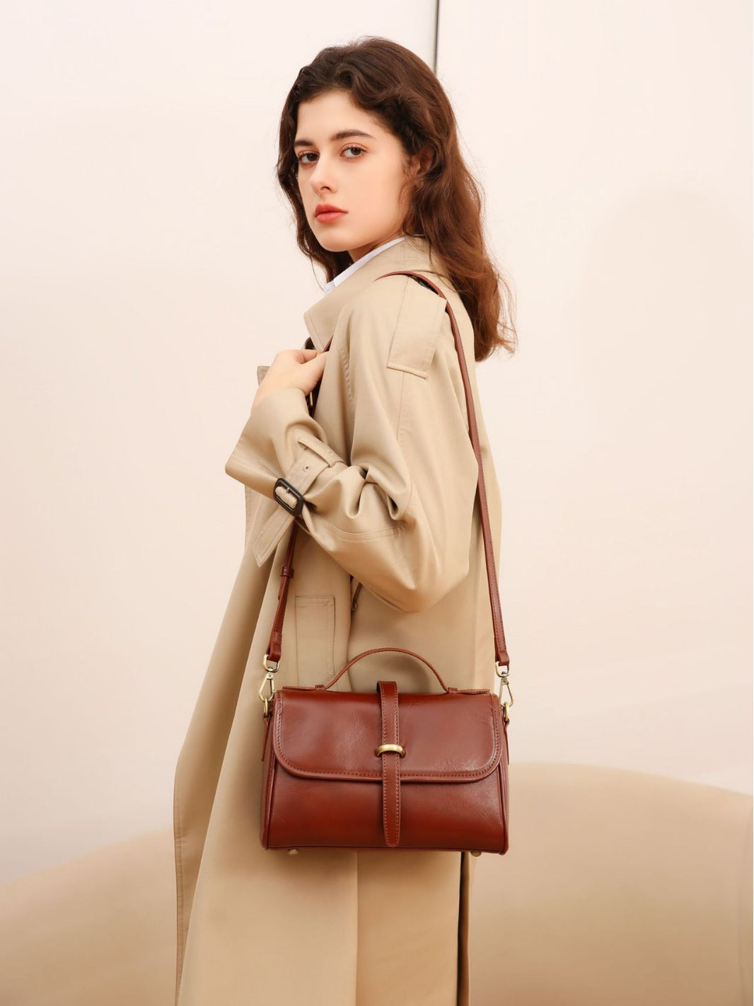 Women's Leather Crossbody Bag