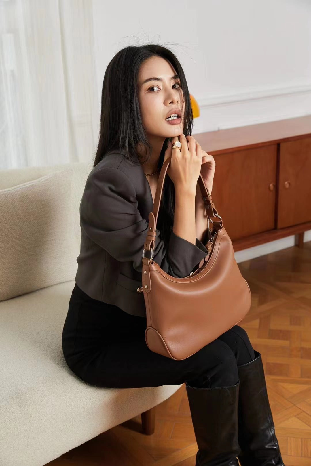 High-quality Women's Leather Bag Woyaza