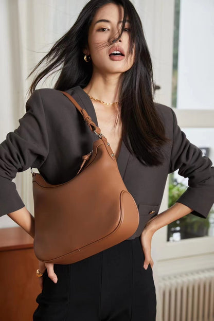 Genuine Leather Ladies Shoulder Bag Woyaza