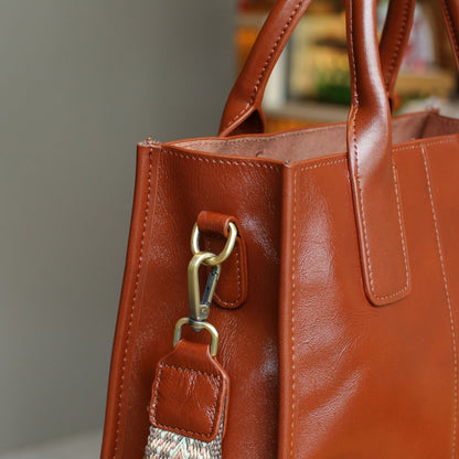 Classic Genuine Leather Ladies Handbag woyaza
