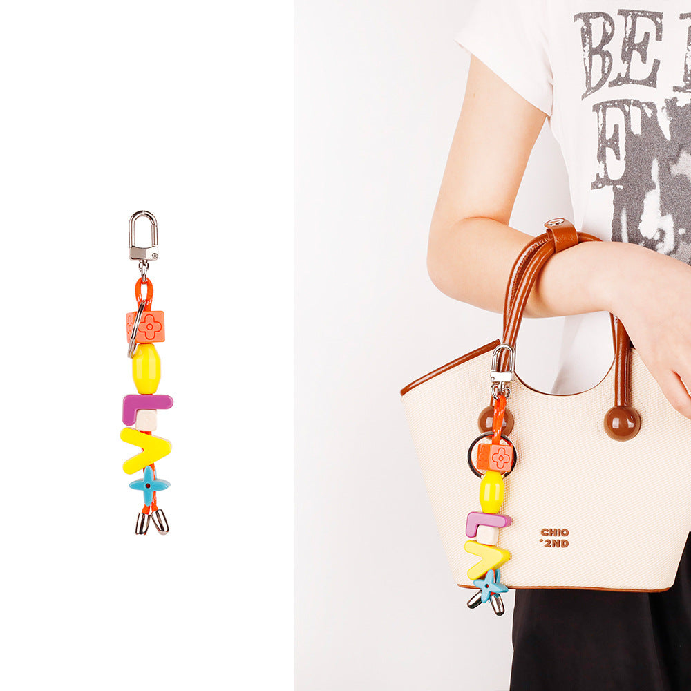 Bright initial charm gift idea for teen girls