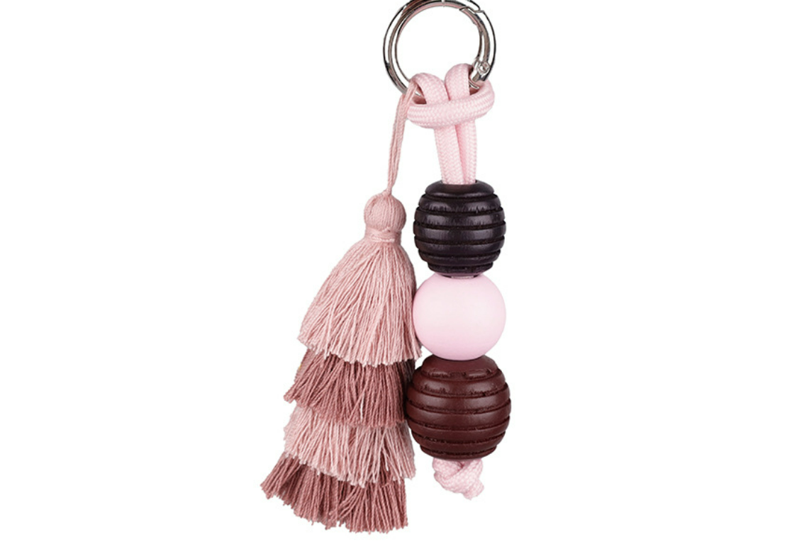 Beaded Fringe Bag Pendant