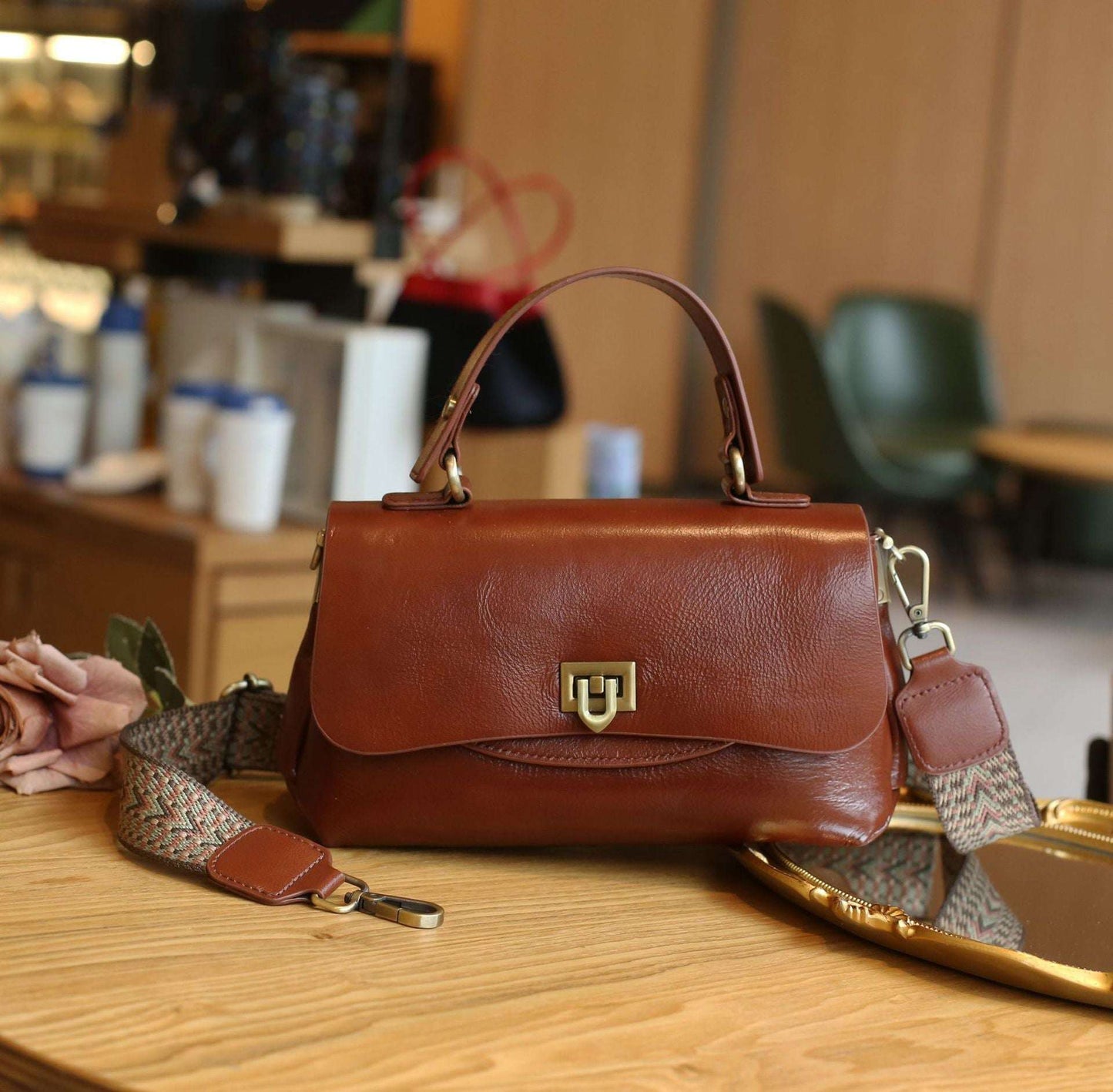 mini bag with adjustable strap