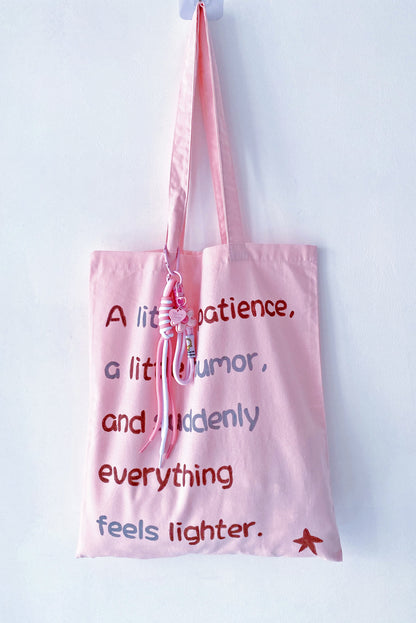 lightweight bag tucked into a suitcase corner during a short trip