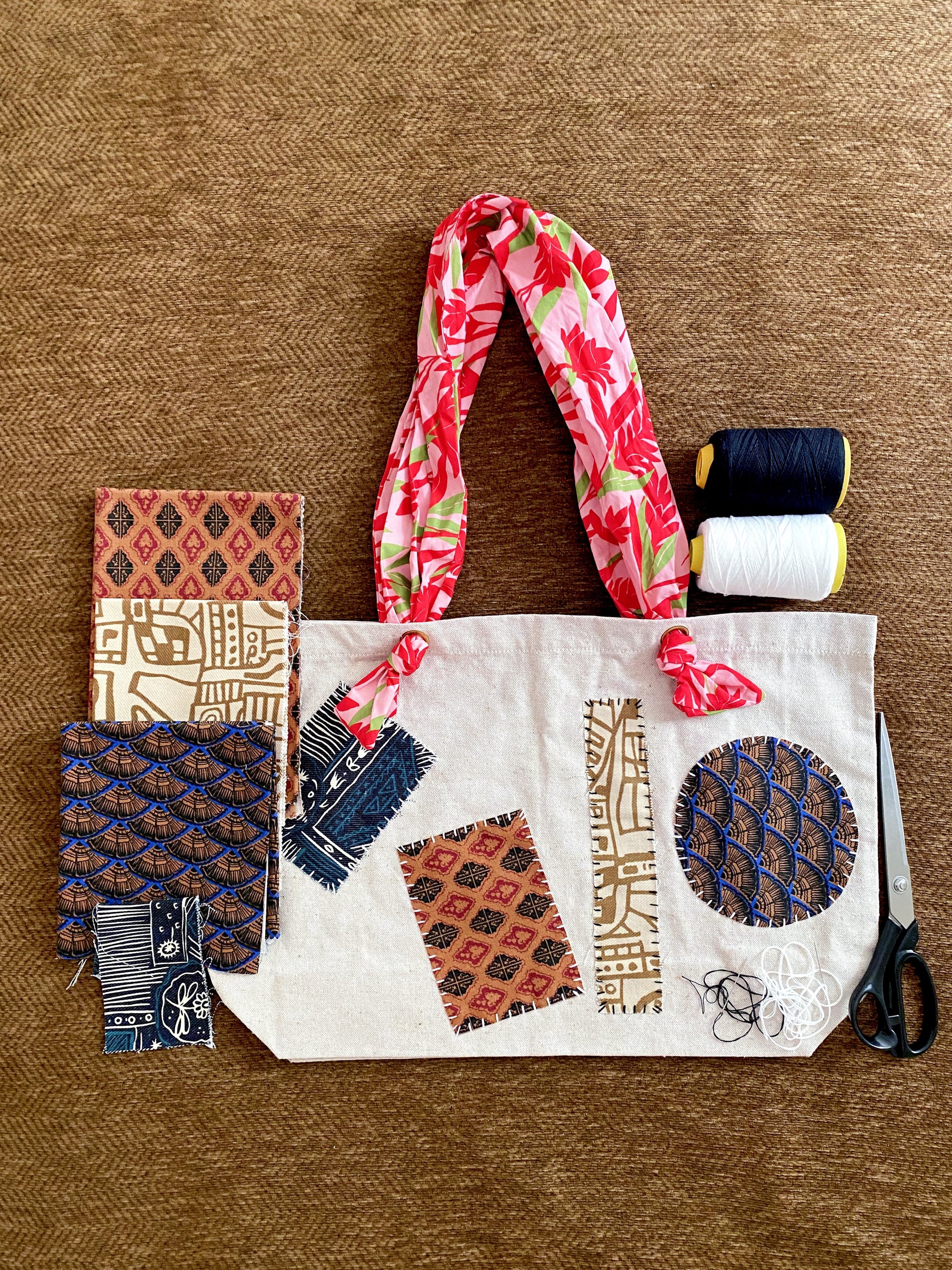 Cotton tote bag presented as a birthday gift for a close friend