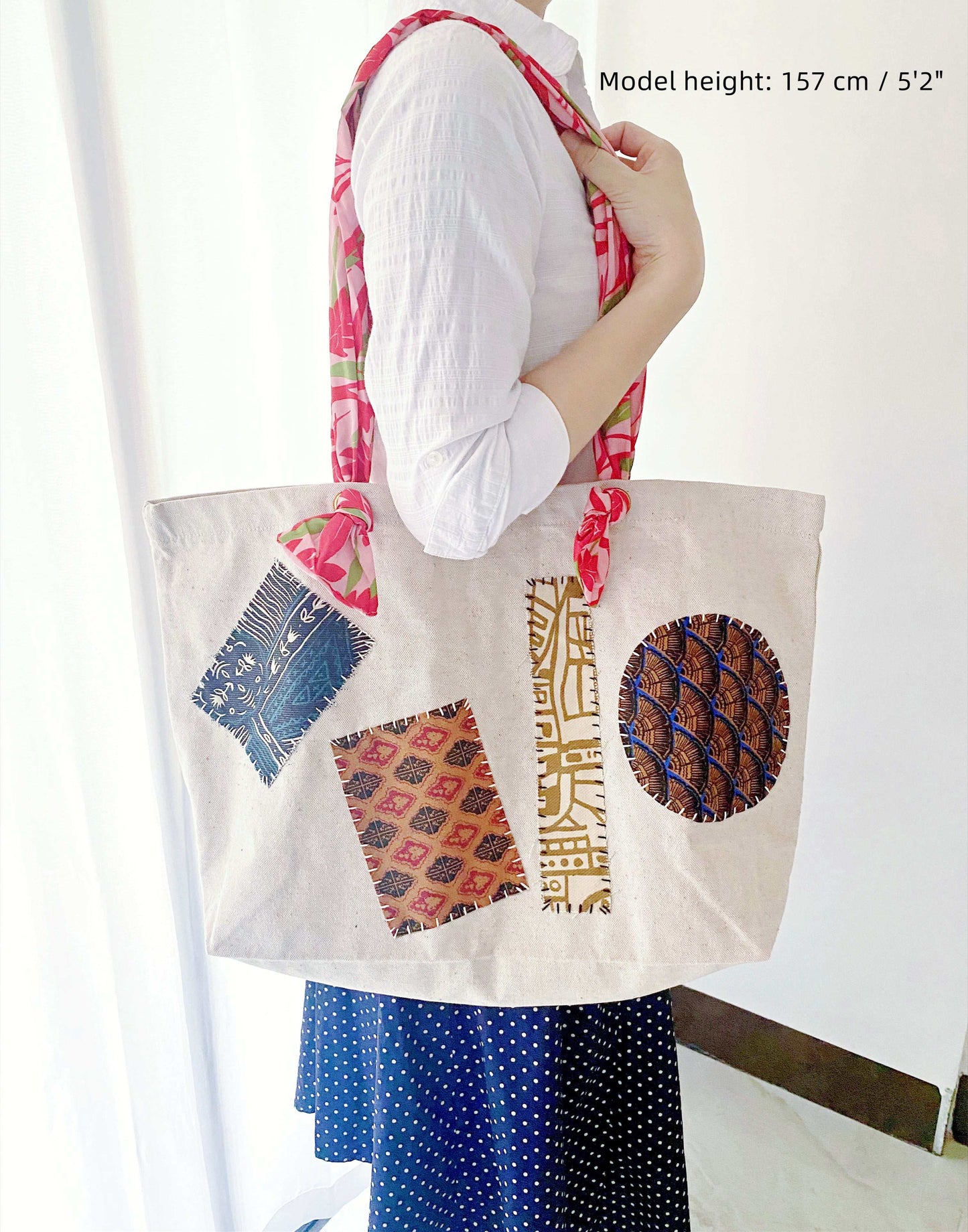 Casual shoulder tote for slow living lifestyle