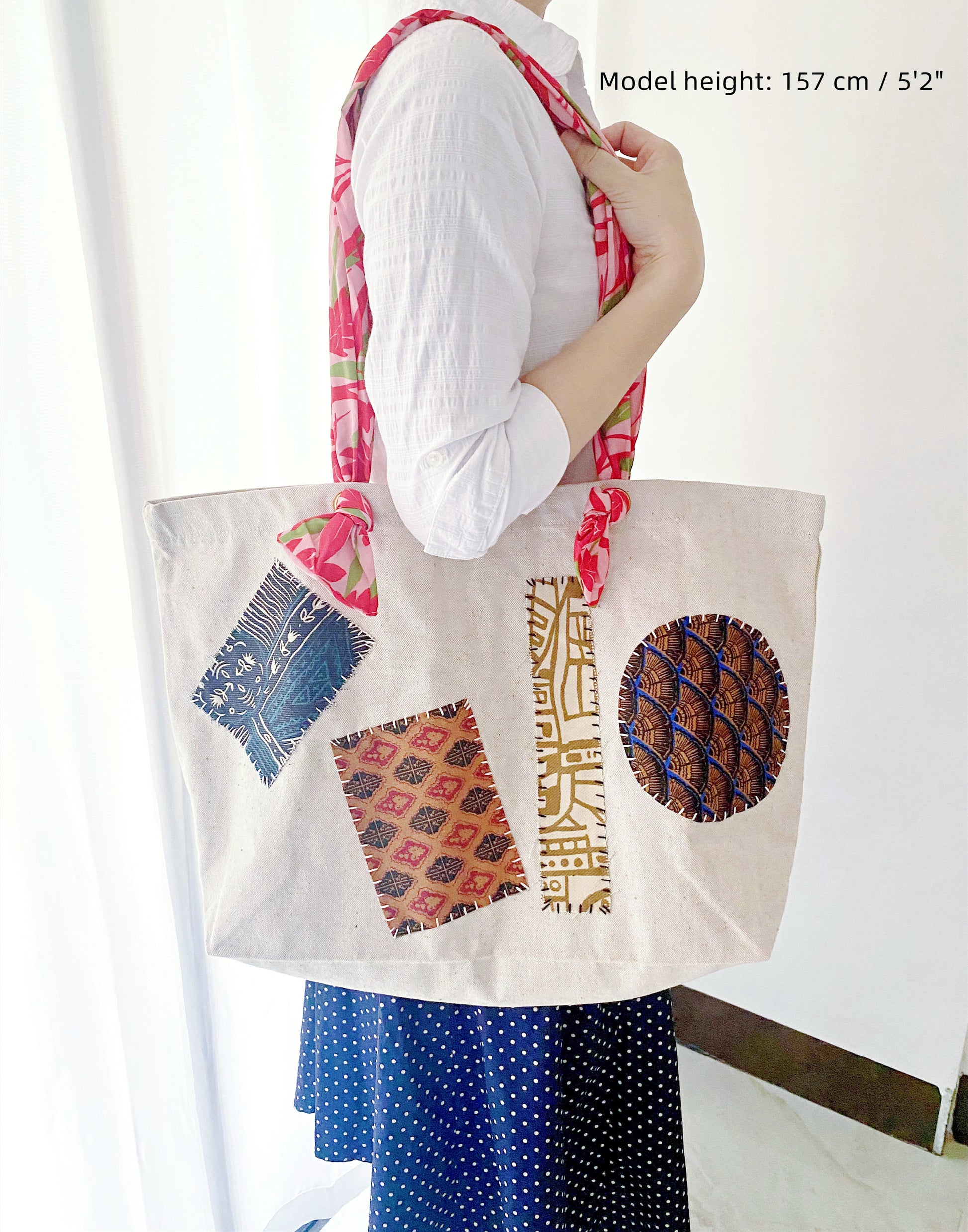 Casual shoulder tote for slow living lifestyle
