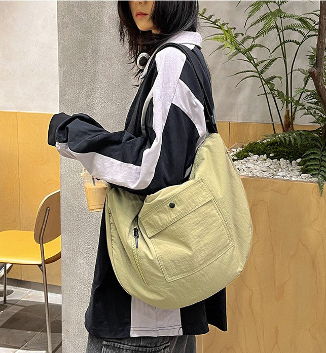 Large crossbody bag for casual city walks