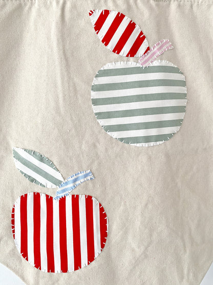 Canvas Carryall with Creative Patchwork