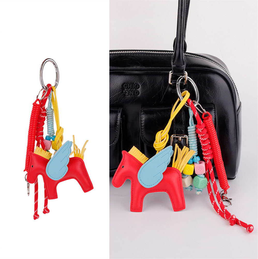 Bright pony bag decoration styled for everyday summer outings