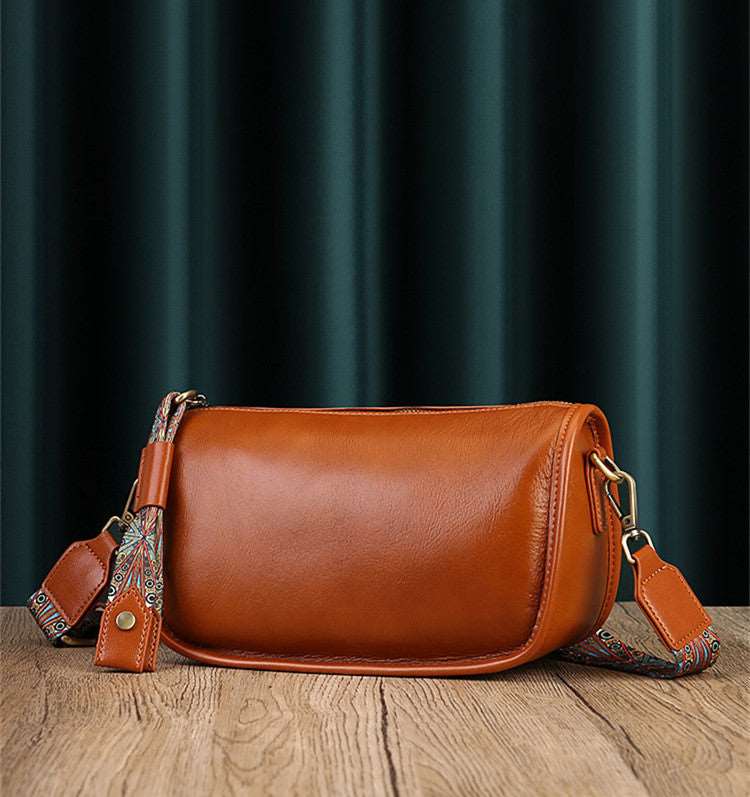 Sophisticated Ladies' Soft Leather Crossbody Bag Genuine Leather woyaza
