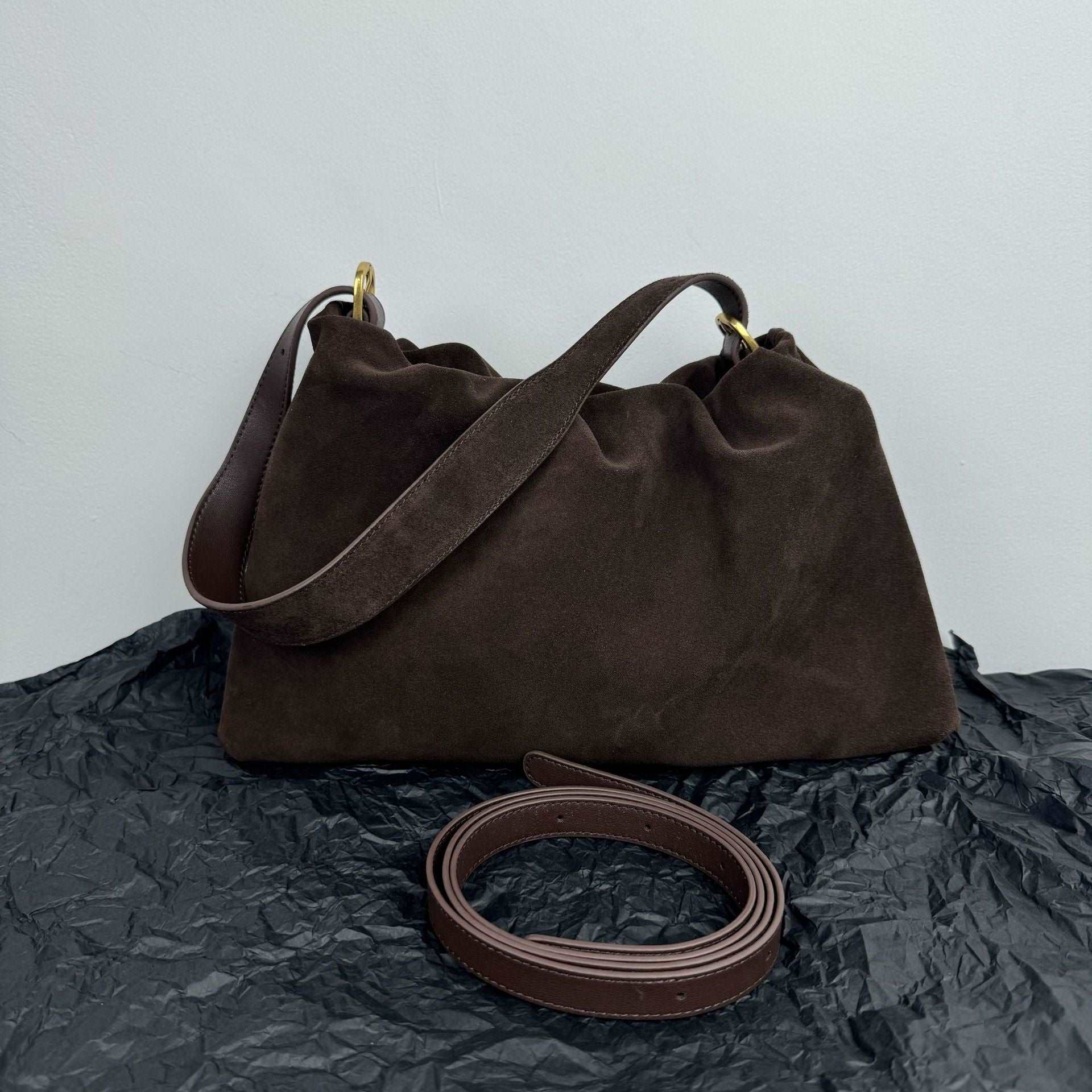 Stylish Women's Genuine Leather Satchel Soft Texture Single Strap Fashion Handbag woyaza