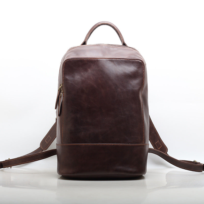 Versatile Genuine Leather Women's Backpack Woyaza