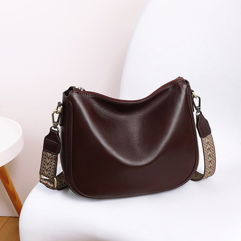 Classic Leather Shoulder Handbag Women woyaza