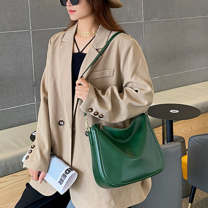 Luxury Leather Shoulder Bag Women woyaza