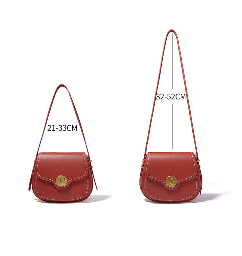 Designer Leather Saddle Bag for Women Woyaza