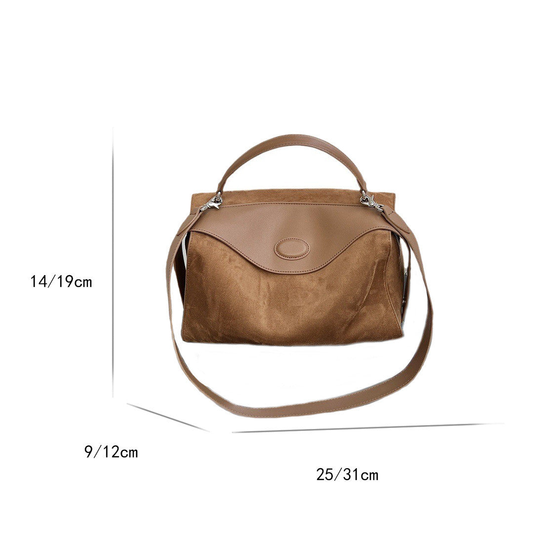 Polished Leather Business Bag for Women Woyaza