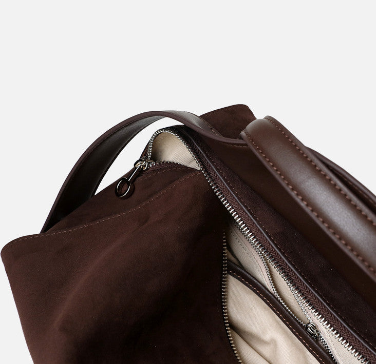 Timeless Leather Duffel Bag for Women Woyaza