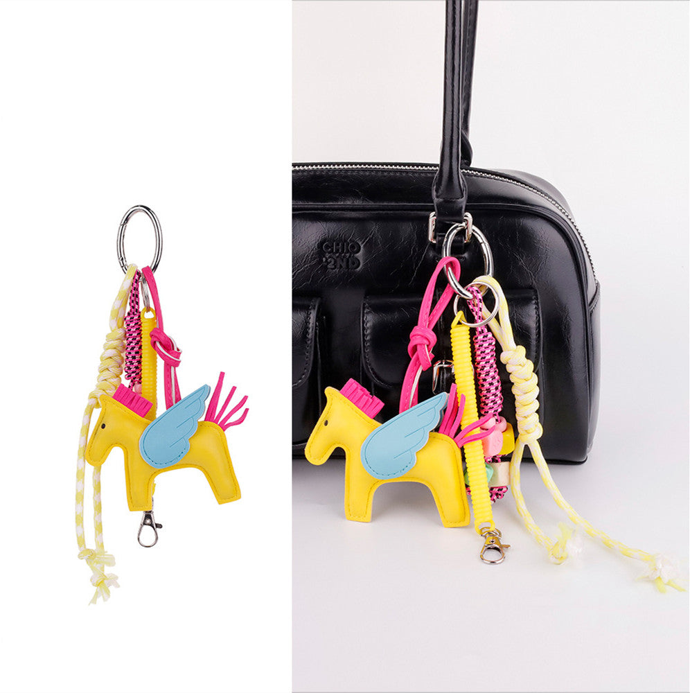 Handcrafted horse keychain gift idea for close friends