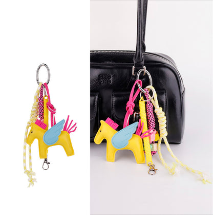 Handcrafted horse keychain gift idea for close friends