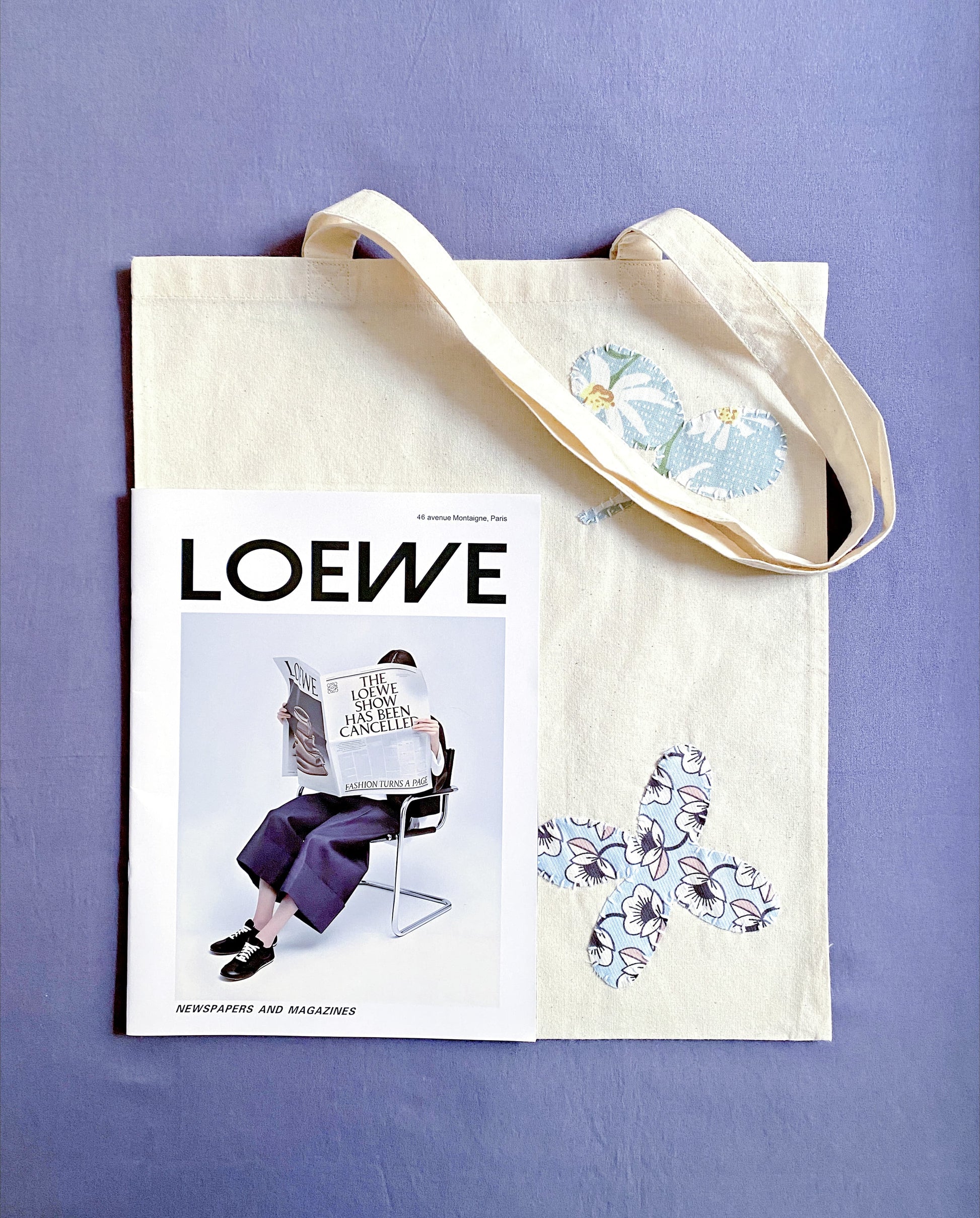 Artistic patterned tote, a thoughtful and unique gift for a student or graduate.