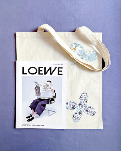 Artistic patterned tote, a thoughtful and unique gift for a student or graduate.