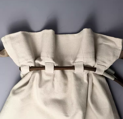 Versatile canvas backpack for school or work