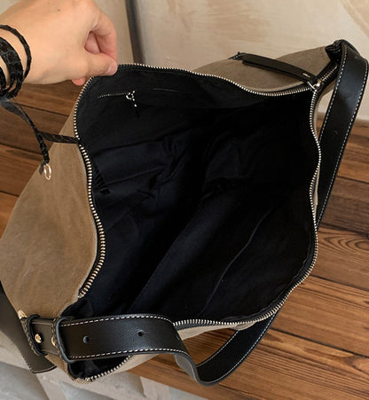Practical canvas bag for running errands around town