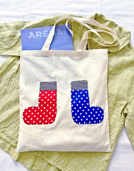 Neutral toned accessory for a curated capsule wardrobe