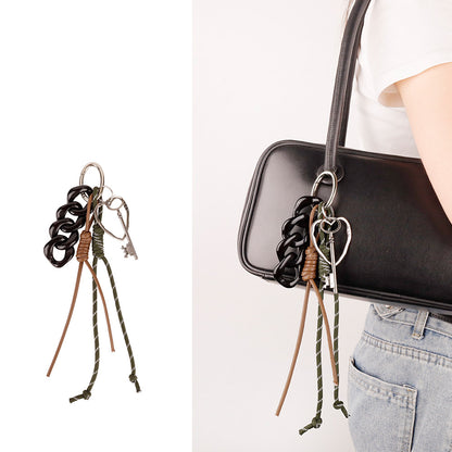 Practical utility keychain charm for everyday carry essentials