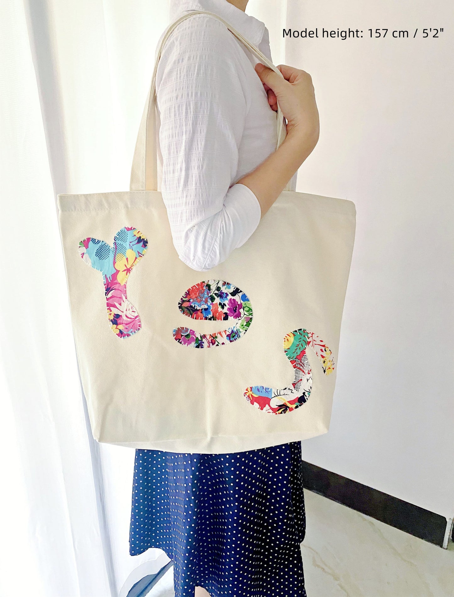YES letter patchwork bag for people who prefer simple statements