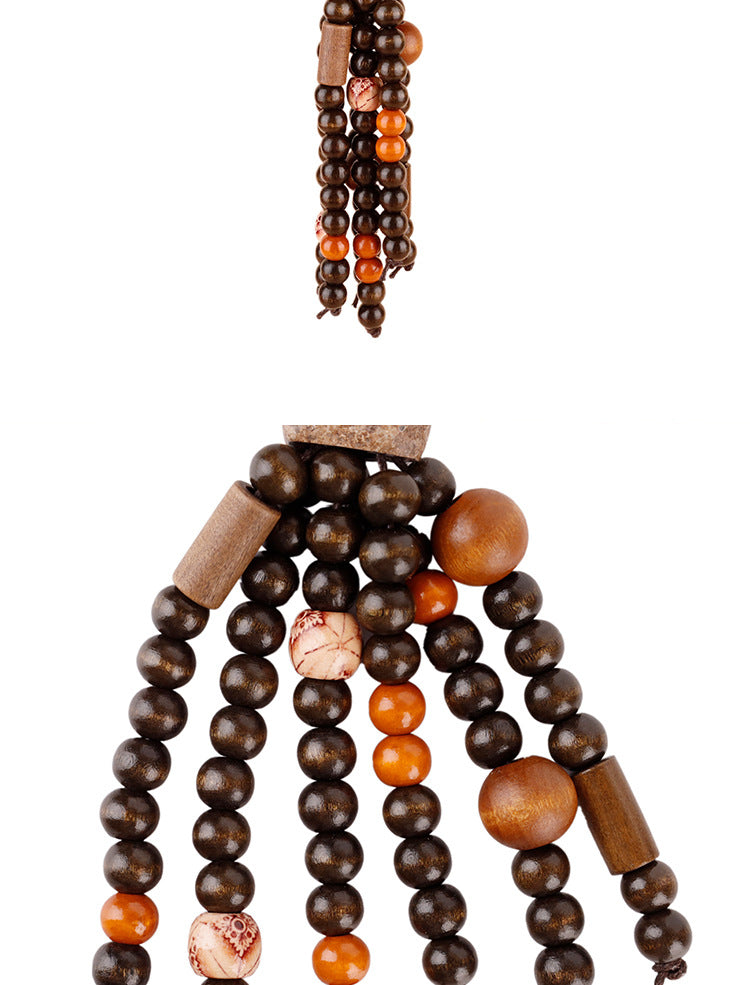 Distinctive seed pod keychain with a handmade feel