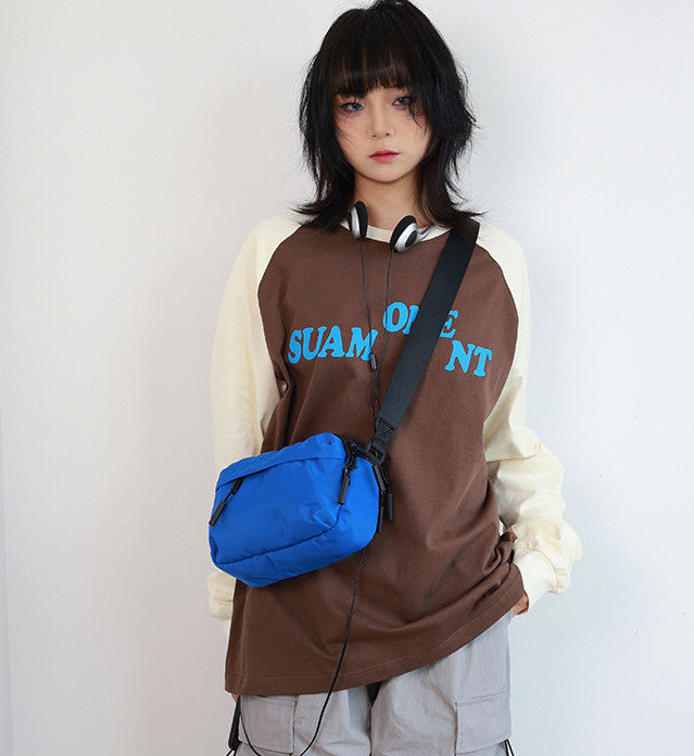 Simple crossbody bag for casual coffee shop visits
