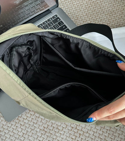 Simple women's crossbody purse for daily walks and errands