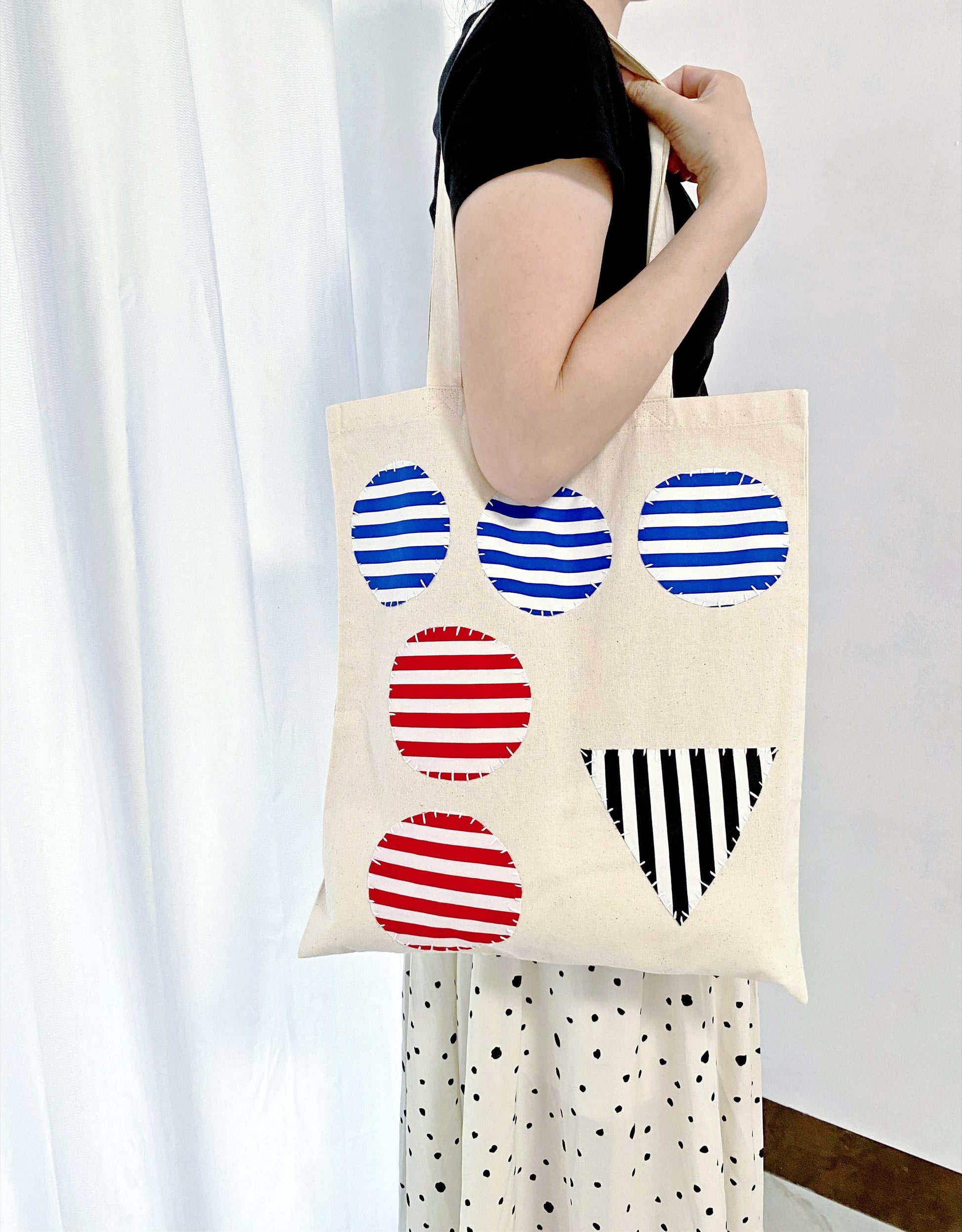 Ethical and sustainable natural materials tote bag for conscious shopping.